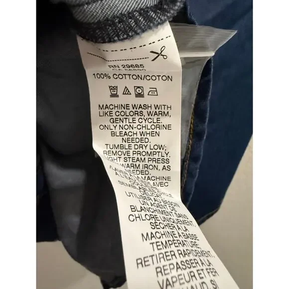 Pendleton Woolen Mills Denim Button Down Shirt Size Medium NWT MSRP $99 - Picture 8 of 8